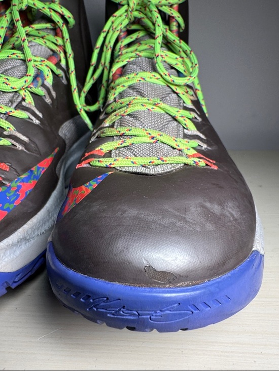 Nike Kevin Durant Men’s Gray Multicolor splatter volt strada main image 9
